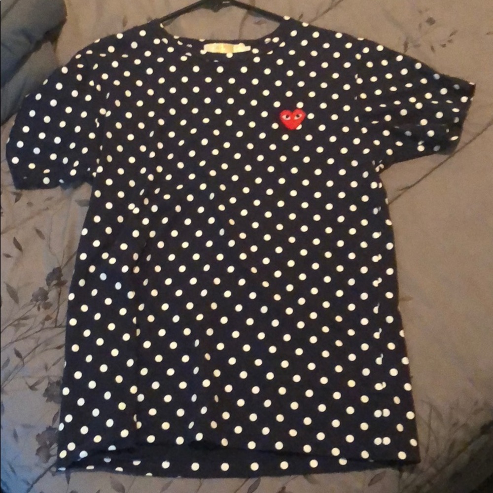 Comme CDG Play, casual boyfriend fit